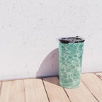 Clear Aqua Blue Ocean Water Travel Mug Gallery Image 4