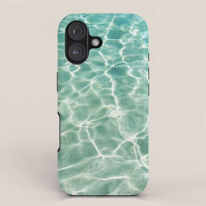 Clear Aqua Blue Ocean Water iPhone Case Gallery Image 1