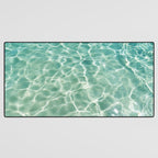 Clear Aqua Blue Ocean Water Desk Mat Gallery Image 3