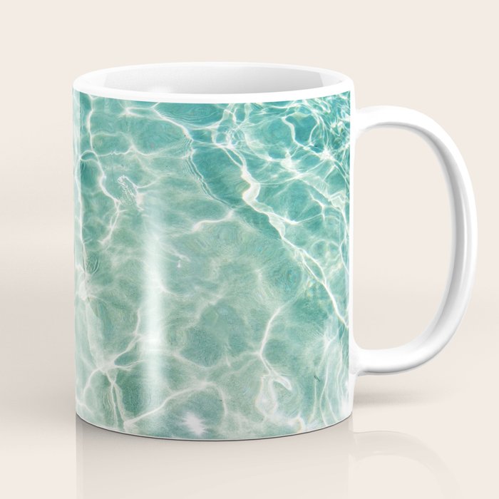 Clear Aqua Blue Ocean Water Coffee Mug Gallery Image 1
