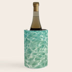 Clear Aqua Blue Ocean Water Wine Chiller Gallery Image 2