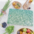 Clear Aqua Blue Ocean Water Cutting Board Gallery Image 2