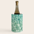 Clear Aqua Blue Ocean Water Wine Chiller Gallery Image 1
