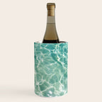 Clear Aqua Blue Ocean Water Wine Chiller Gallery Image 3