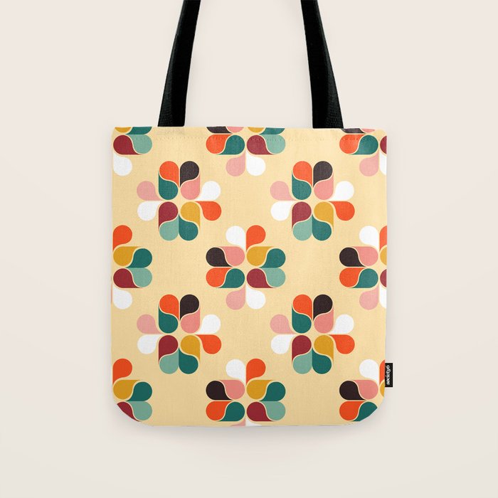 Retro geometry pattern no2 Tote Bag Gallery Image 1