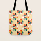 Retro geometry pattern no2 Tote Bag Gallery Image 1