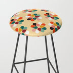 Retro geometry pattern no2 Stool Gallery Image 2