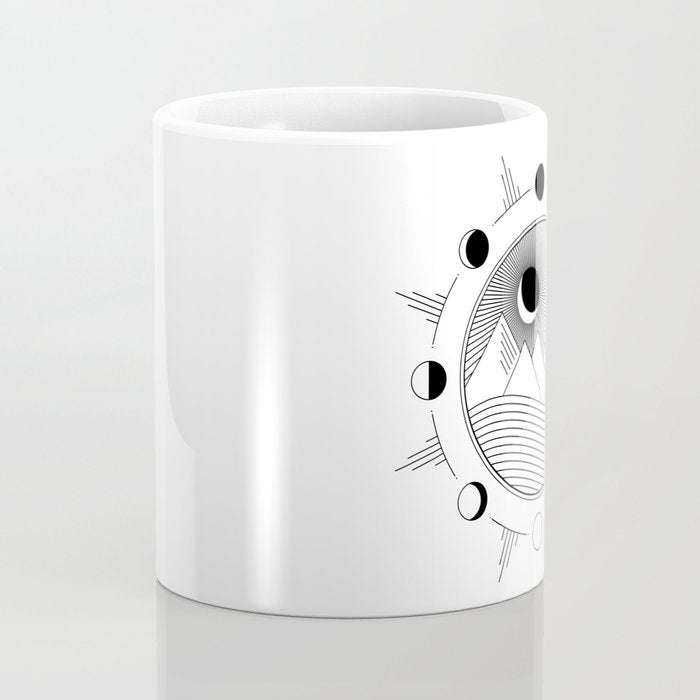 Moon Phases & Mountains Coffee Mug Gallery Image 4