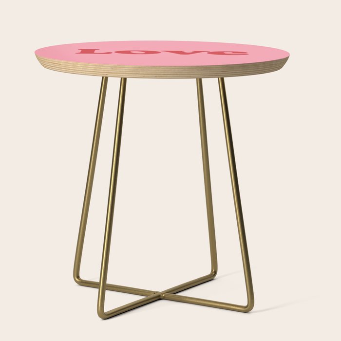 Love - pink and red Side Table Gallery Image 1