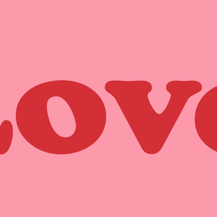 Love - pink and red Coffee Mug Gallery Image 2