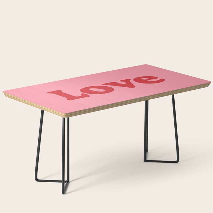 Love - pink and red Coffee Table Gallery Image 1