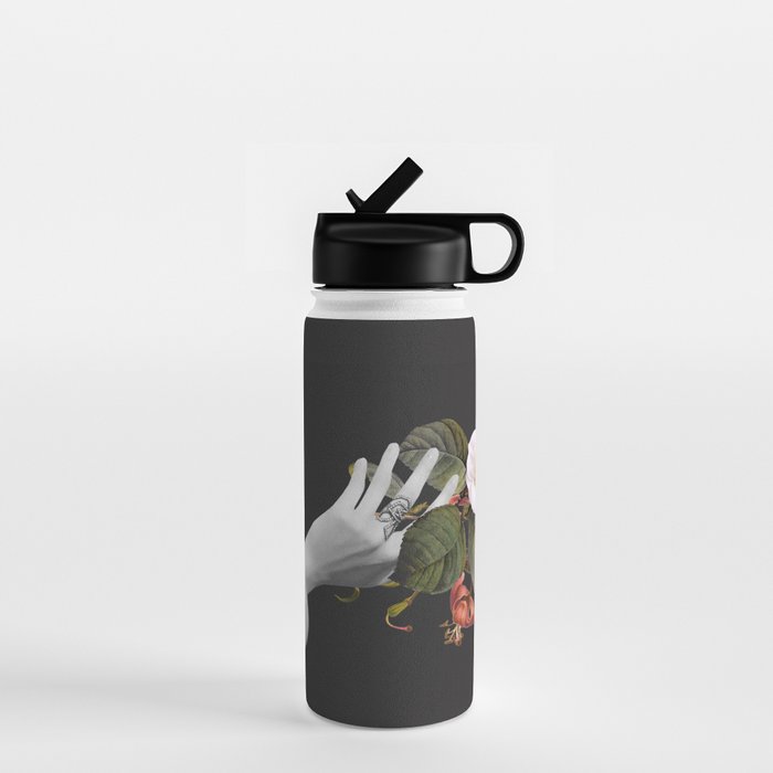 Hands With Flowers Water Bottle Gallery Image 1