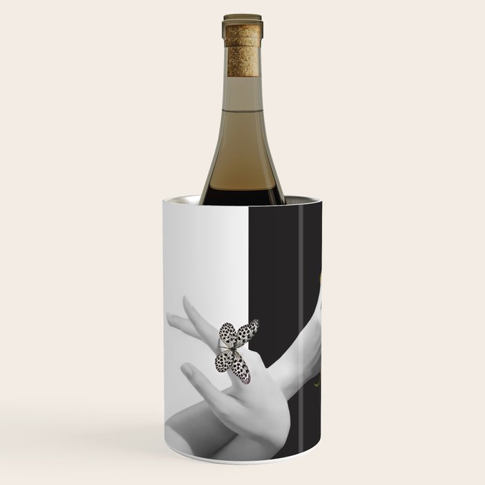 Hands With Flowers Wine Chiller Gallery Image 2