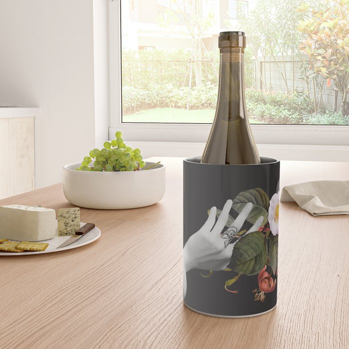 Hands With Flowers Wine Chiller Gallery Image 4