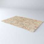 William Morris Antique Acanthus Portiere Pastel Floral Pattern Rug Gallery Image 3