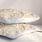 William Morris Antique Acanthus Portiere Pastel Floral Pattern Pillow Sham Gallery Image 3