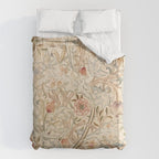 William Morris Antique Acanthus Portiere Pastel Floral Pattern Duvet Cover Gallery Image 6
