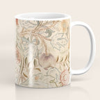 William Morris Antique Acanthus Portiere Pastel Floral Pattern Coffee Mug Gallery Image 1