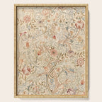 William Morris Antique Acanthus Portiere Pastel Floral Pattern Serving Tray Gallery Image 1
