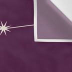 Aquarius Zodiac Star Constellation Line Art Plum Purple Wall Tapestry Gallery Image 3