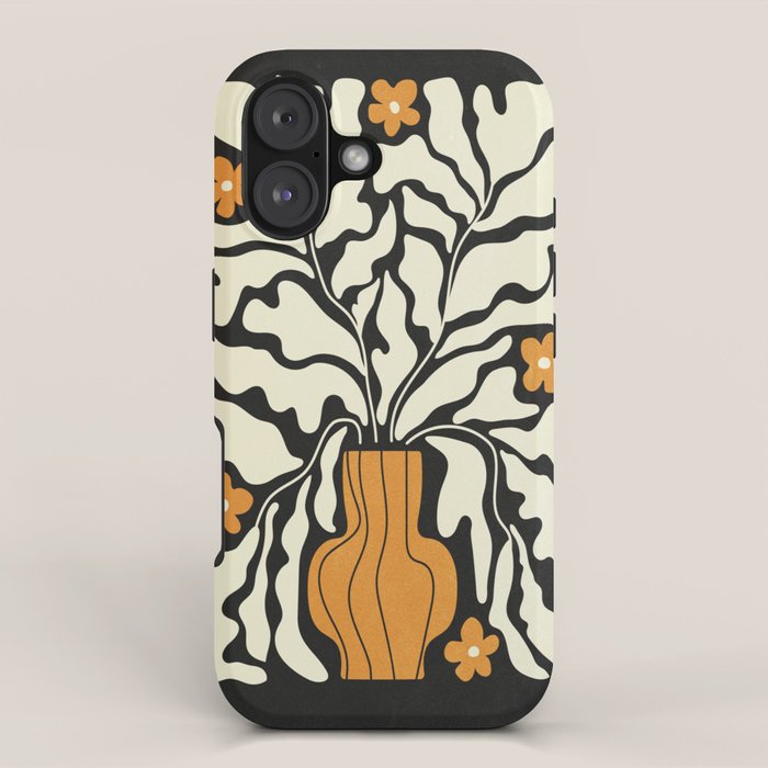 Golden Vase 02 | Summer Bloom: Matisse Night Edition iPhone Case Gallery Image 1