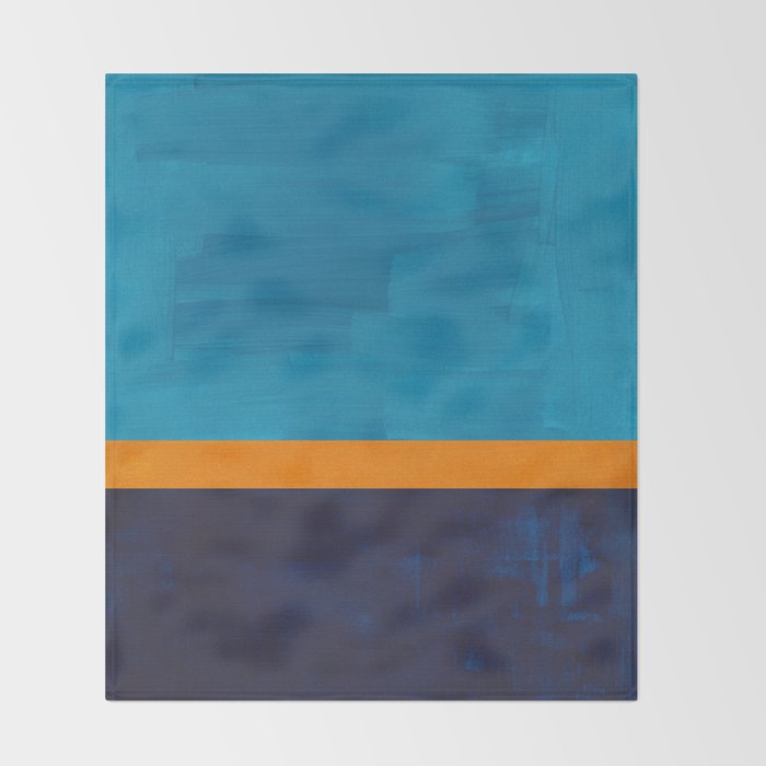 Deep Blue Sea Sun  Throw Blanket Gallery Image 2