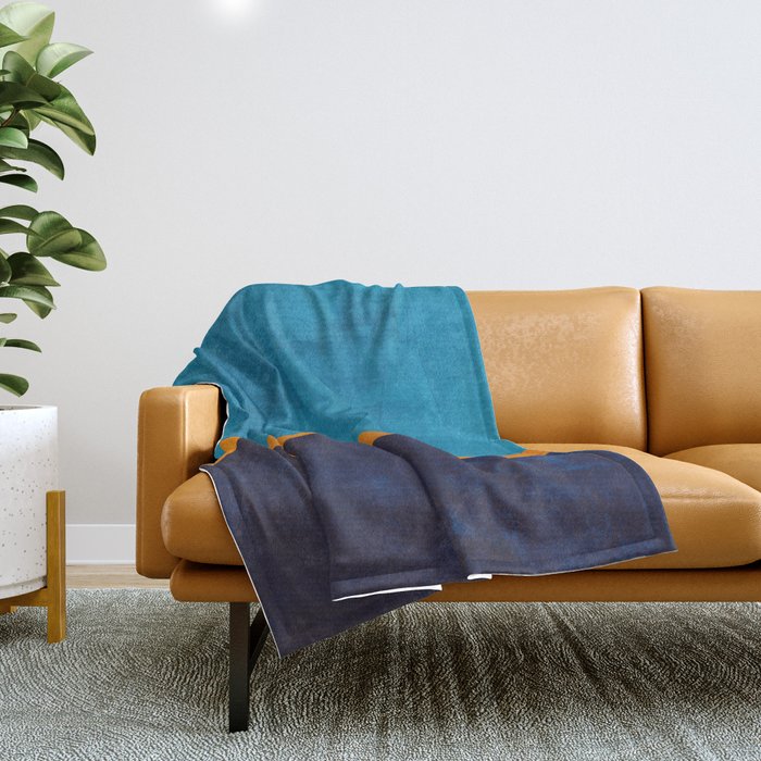 Deep Blue Sea Sun  Throw Blanket Gallery Image 1