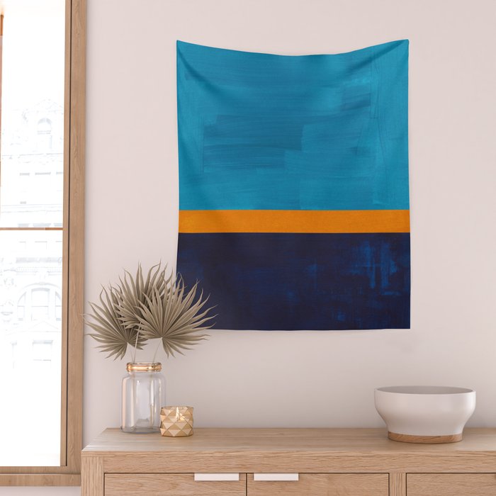 Deep Blue Sea Sun  Wall Tapestry Gallery Image 2