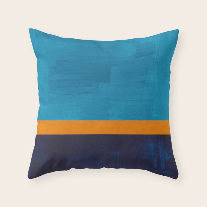 Deep Blue Sea Sun  Throw Pillow Gallery Image 6