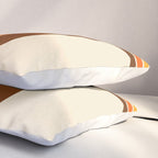 Retro 70s Stripe Colorful Rainbow 521 Pillow Sham Gallery Image 3