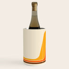 Retro 70s Stripe Colorful Rainbow 521 Wine Chiller Gallery Image 2