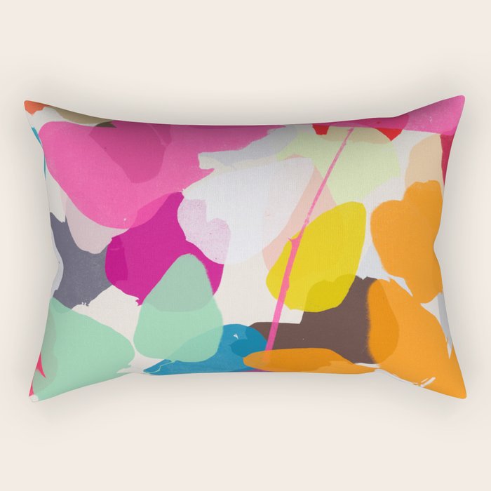 golden rain 1 Rectangular Pillow Gallery Image 2