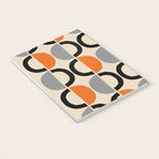 Mid Century Decor 548 Beige Black Gray and Orange Notebook Gallery Image 3
