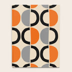 Mid Century Decor 548 Beige Black Gray and Orange Notebook Gallery Image 4