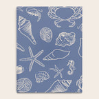 Seahorse Ocean Nautical Coastal Serenity Blue  Notebook Gallery Image 4