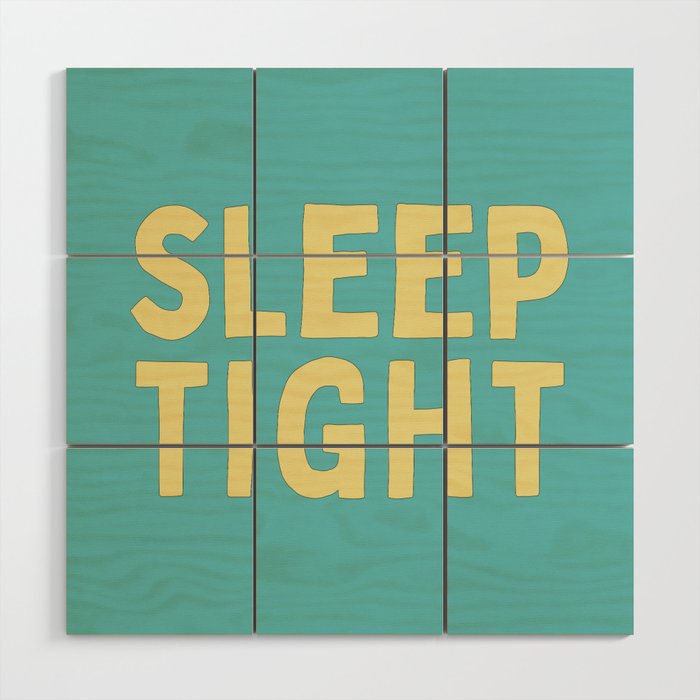 Sleep Tight Wood Wall Art Gallery Image 1