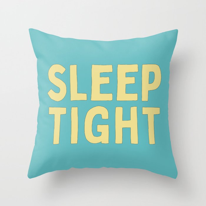 Sleep Tight Throw Pillow Gallery Image 6