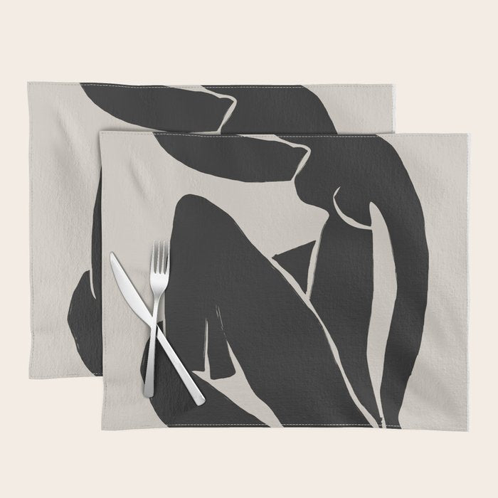 Black Nude Woman  Placemat Gallery Image 1