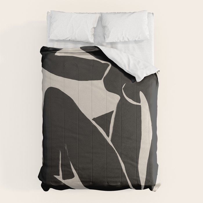 Black Nude Woman  Comforter Gallery Image 1
