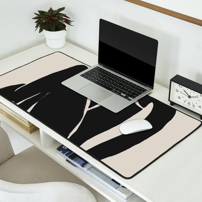 Black Nude Woman  Desk Mat Gallery Image 2