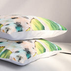 Palm leaf on marble 01 Pillow Sham Gallery Image 3