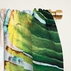 Palm leaf on marble 01 Window Curtain Gallery Image 2