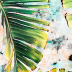 Palm leaf on marble 01 Coffee Mug Gallery Image 2