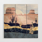 Autumn Desert Wood Wall Art Gallery Image 1