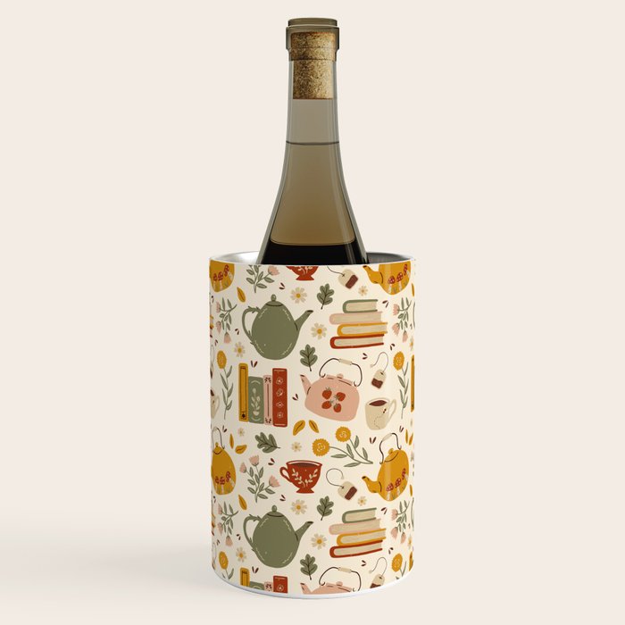 Flowery Books and Tea Wine Chiller Gallery Image 1