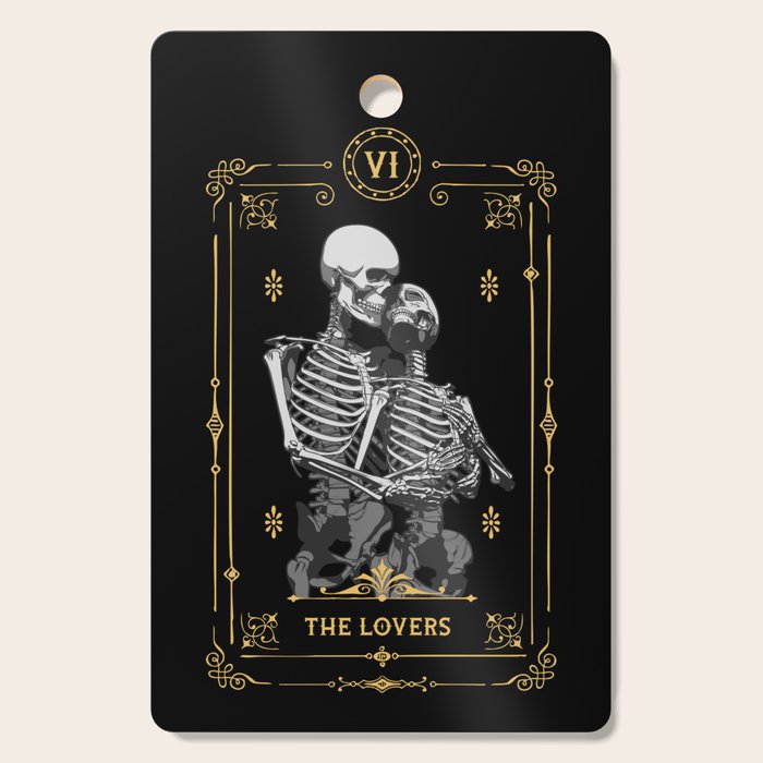 The Lovers VI Tarot Card Cutting Board Gallery Image 1