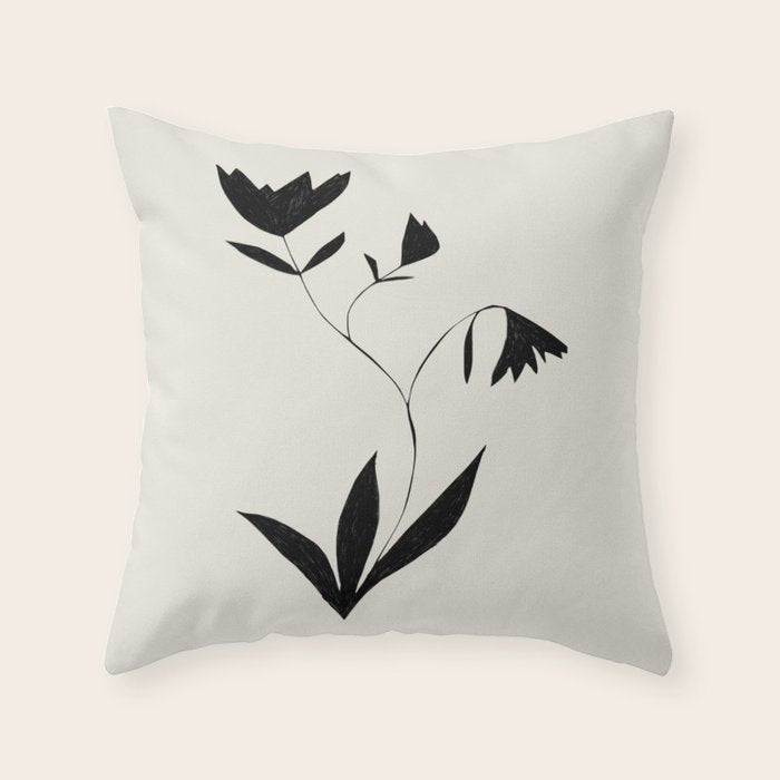 Fading Spring  Throw Pillow Gallery Image 1