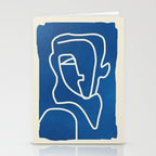 Abstract Minimal Woman Portrait Stationery Card Gallery Image 2