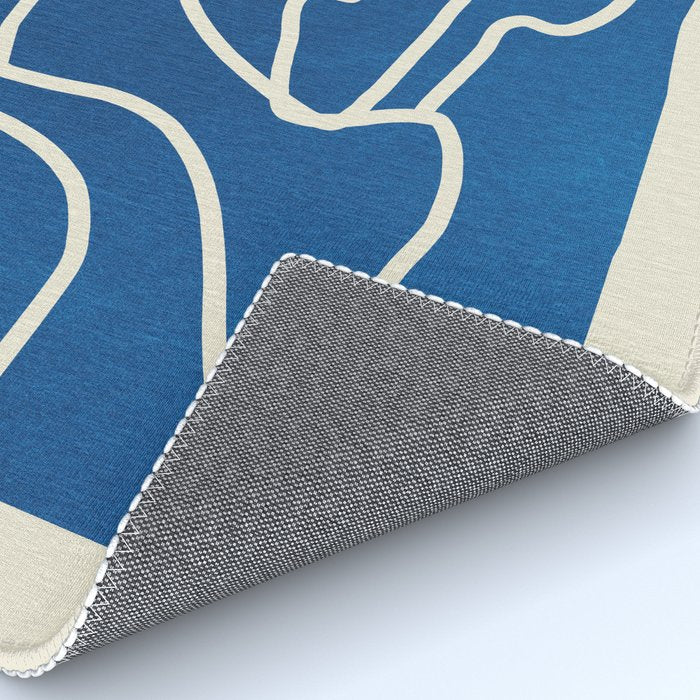 Abstract Minimal Woman Portrait Rug Gallery Image 4