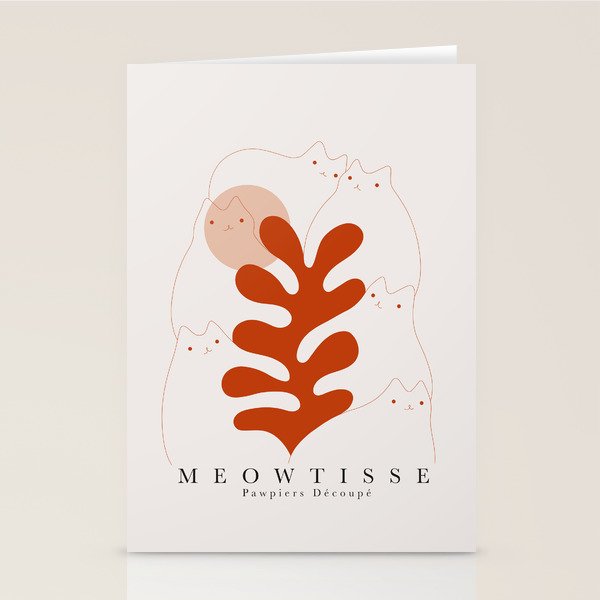 Meowtisse Stationery Card Gallery Image 1